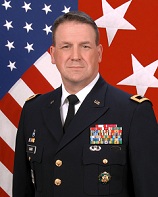 Maj. Gen. Courtney P. Carr's command photo wearing ASUs
