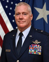 Brig. Gen. Jeffrey W. Hauser's command photo wearing ASUs