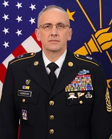 State Command Sergeant Major, Command Sgt. Maj. Jim Gordon's command photo wearing ASUs