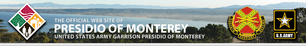Presidio of Monterey Header for disabled Flash.