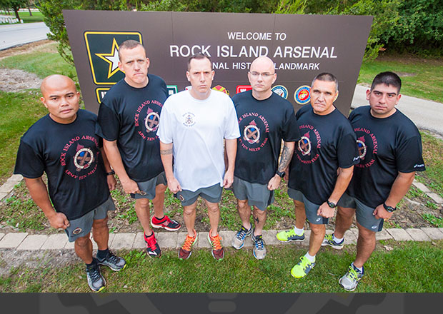 A team from Rock Island Arsenal placed 144th out of 650 teams during the 32nd annual Army Ten-Miler race in Washington, D.C., Oct. 9