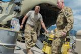 A C-130 Hercules from the Ohio Air National Guard provided airlift support by returning cargo from Haiti to Soto Cano Air Base, Honduras. Joint Task Force-Bravo personnel worked around the clock for 15 days straight providing airlift support carrying personnel and relief supplies to Hurricane Matthew-stricken Haiti and began returning to Honduras Oct. 16. 