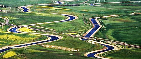 photo of water transportation canals