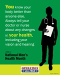 National Men's Health Month