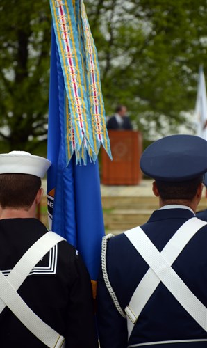 U.S. European Command held a change of command ceremony on Patch
Barracks's Washington Square, May 10. Air Force Gen. Philip Breedlove
assumed command of EUCOM from retiring Adm. James Stavridis who assumes the
post of Dean at the Fletcher School of Law and Diplomacy at Tufts
University, Mass., on July 1. 

