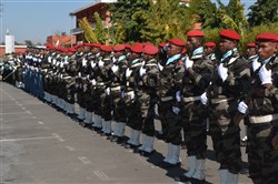 Opening ceremony for Africa Endeavor, an annual communications and information-sharing event that helps develop multinational communications interoperability for African Union and United Nations mandated peace keeping and disaster response missions in Africa, Aug. 22, 2016, Antananarivo, Madagascar. (Photo by U.S. AFRICOM Public Affairs/Released)