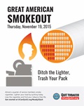 Infographic for the 2015 Great American Smokeout