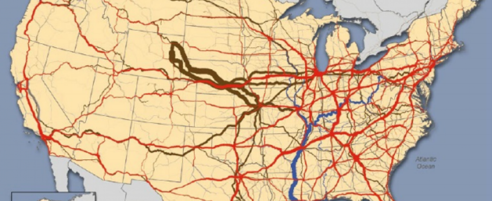 Graphic of freight traffic