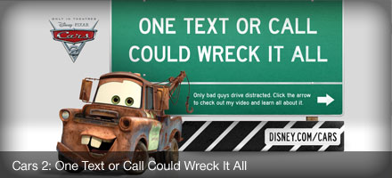 Cars 2: One Text or Call Call Could Wreck It All