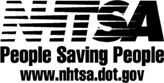 NHTSA, People Saving People, www.nhtsa.dot.gov Logo