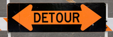 Image of DETOUR Sign