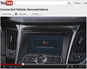 Screenshot from the YouTube video 'Connected Vehicle demonstrations'