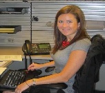 Girl at desk