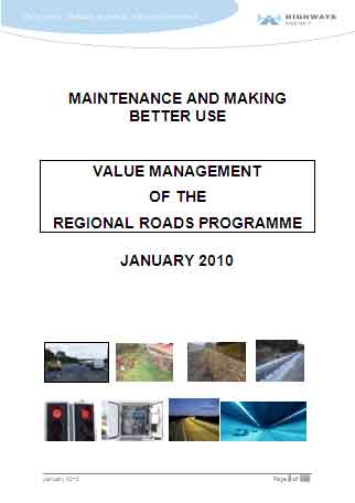 Figure 8. This illustration shows the cover of the asset management guidance standard used by the Highways Agency in England.