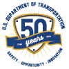 dot 50th logo