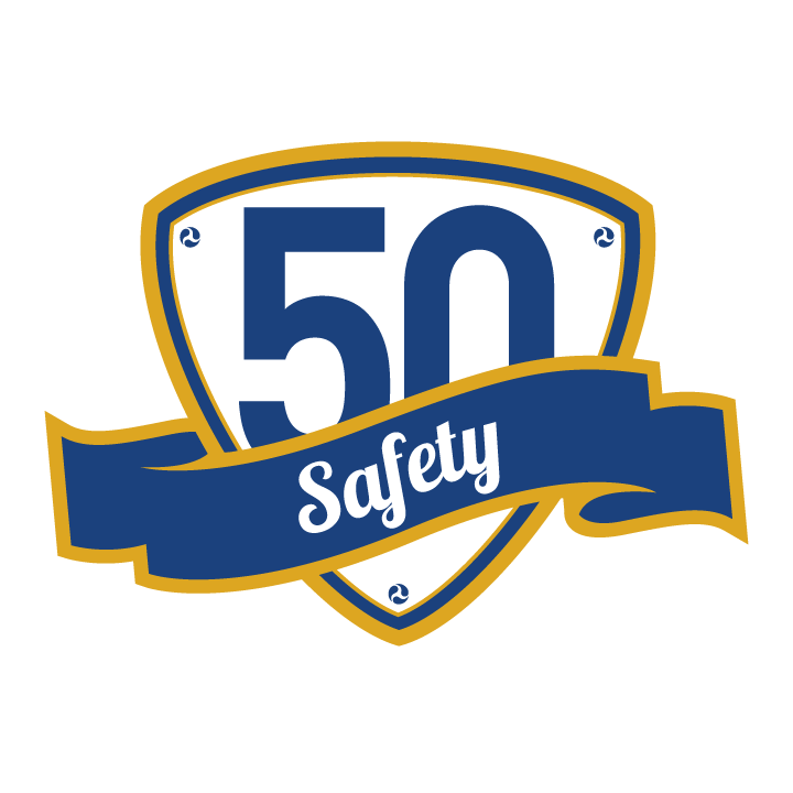 Safety logo for 50th Anniversary