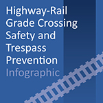 Highway-Rail Grade Crossing Safety and Trespass Prevention Infographic button