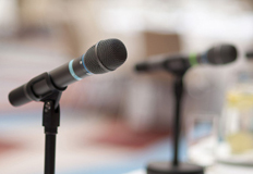 A photo of microphones. (halfpoint/123RF photo)