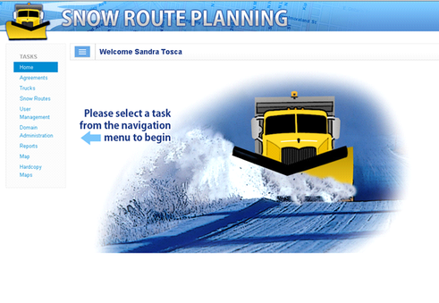 Snow Route Planning App