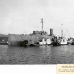 Suisun Bay Reserve Fleet office ship Ogala.  Date unknown.