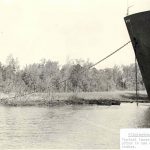 The mooring situation at the Wilmington Reserve Fleet in the early 1950s.  Date unknown.