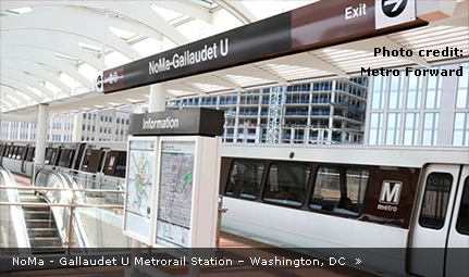 NoMa - Gallaudet U Metrorail Station - Washington, DC