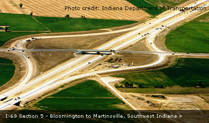 I-69 Section 5 - Bloomington to Martinsville, Southwest Indiana