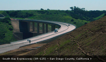 South Bay Expressway (formerly SR 125 South) - San Diego County, California