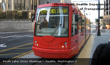 South Lake Union Streetcar - Seattle, Washington