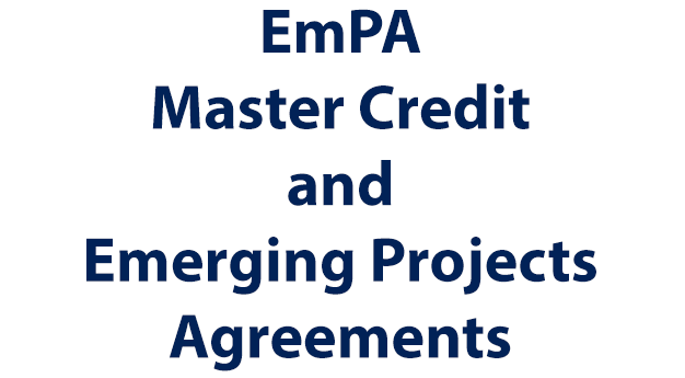 Master Credit and Emerging Projects Agreements