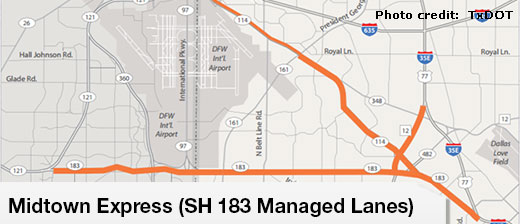 Midtown Express (SH 183 Managed Lanes)