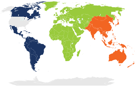 FAA International Map