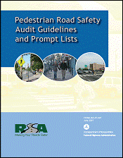 Image. Cover of 'Pedestrian Road Safety Audit Guidelines and Prompt List'.