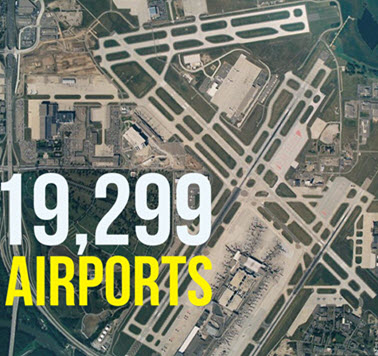 19,299 airports