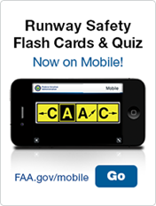 Runway Safety Flash Cards & Quiz