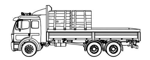 Illustration of bracing the cargo.