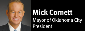 Mayor Mick Cornett of Oklahoma City, President