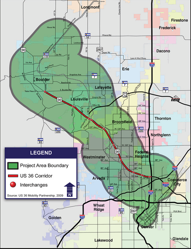 US 36 Map