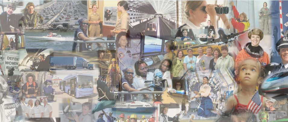 Collage of Women in Transportation