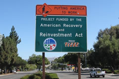 The American Recovery and Reinvestment Act Street Sign