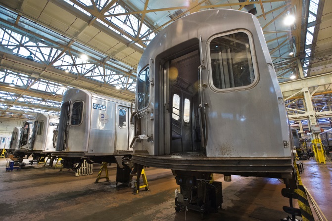 Image of rail car - Courtesy New York MTA