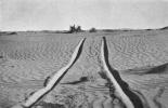 Photo from National Old Trails Road - Navajo Reservation, AZ.  Drift-sand near Bruckman's Trading Post.