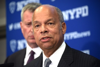 Secretary Johnson at One Police Plaza