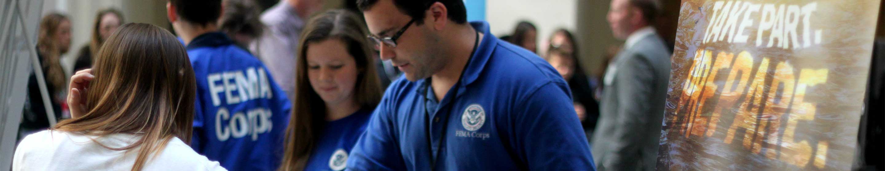 Picture of U.S. Department of Homeland Security FEMA employees in the field