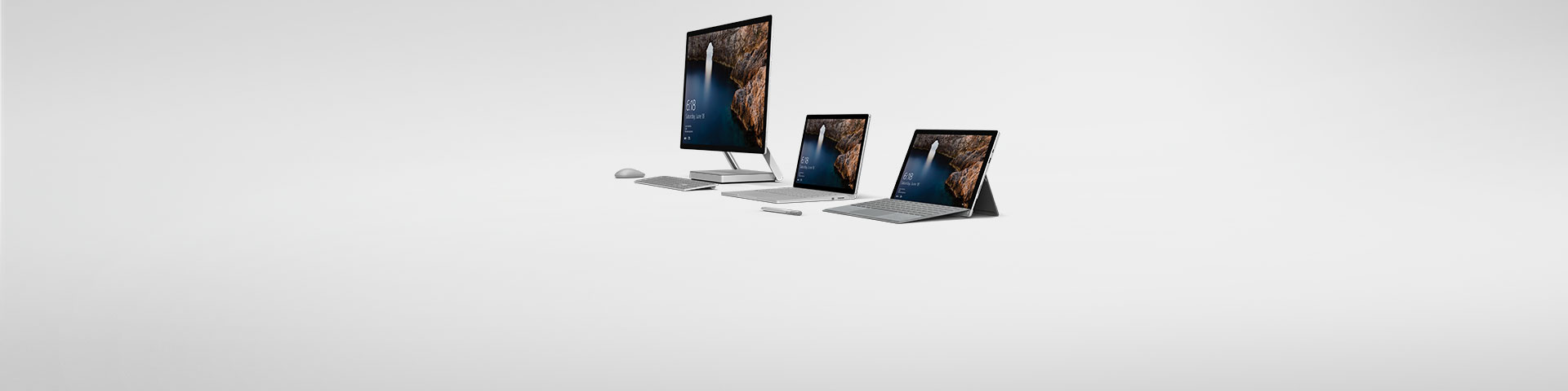 Three Surface devices