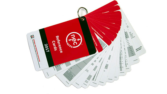 A set of NEC Reference Cards