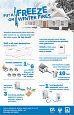 Put a Freeze on Winter Fires infographic