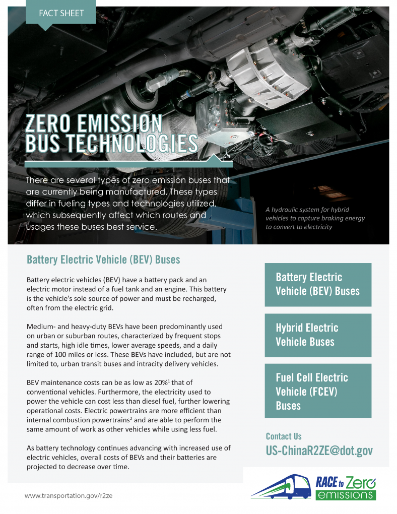 zero emission bus technologies document image