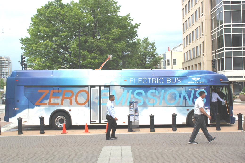 Zero Emission Electric Bus Image