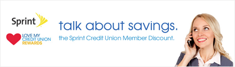 Sprint Credit Union Member Discount - Talk about savings.